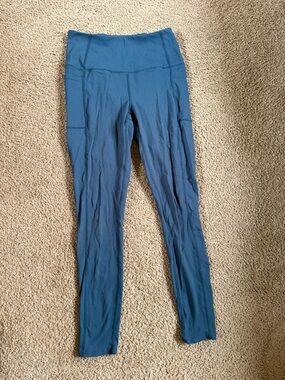 Skechers Teal Blue High-Waist Leggings